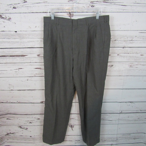 Lands' End men's gray trousers - Picture 1 of 4